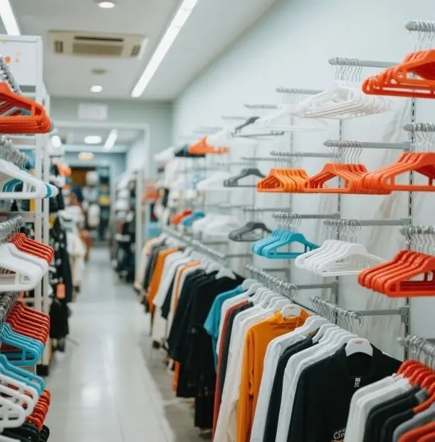 show the recylcble plastic hanger